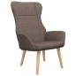 vidaXL Sillón de relax de tela gris taupe vidaXL Sillón de relax de tela gris taupe