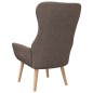 vidaXL Sillón de relax de tela gris taupe vidaXL Sillón de relax de tela gris taupe