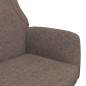vidaXL Sillón de relax de tela gris taupe vidaXL Sillón de relax de tela gris taupe