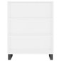 vidaXL Aparador alto madera contrachapada blanco 69,5x34x180 cm vidaXL Aparador alto madera contrachapada blanco 69,5x34x180 cm