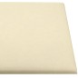 vidaXL Paneles de pared 12 uds cuero sintético crema 90x15 cm 1,62 m² vidaXL Paneles de pared 12 uds cuero sintético crema 90x15 cm 1,62 m²