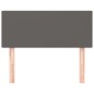 vidaXL Cabecero de cuero sintético gris 90x5x78/88 cm vidaXL Cabecero de cuero sintético gris 90x5x78/88 cm