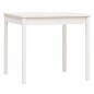 vidaXL Juego de comedor de jardín 5 piezas madera maciza pino blanco