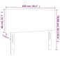 vidaXL Cabecero de cuero sintético color capuchino 100x5x78/88 cm vidaXL Cabecero de cuero sintético color capuchino 100x5x78/88 cm