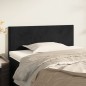 vidaXL Cabecero de terciopelo negro 100x5x78/88 cm vidaXL Cabecero de terciopelo negro 100x5x78/88 cm