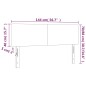vidaXL Cabeceros 2 unidades tela color crema 72x5x78/88 cm vidaXL Cabeceros 2 unidades tela color crema 72x5x78/88 cm