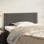 vidaXL Cabecero de terciopelo gris oscuro 90x5x78/88 cm vidaXL Cabecero de terciopelo gris oscuro 90x5x78/88 cm