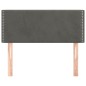 vidaXL Cabecero de terciopelo gris oscuro 90x5x78/88 cm vidaXL Cabecero de terciopelo gris oscuro 90x5x78/88 cm