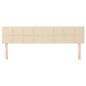 vidaXL Cabeceros 2 unidades de tela color crema 90x5x78/88 cm vidaXL Cabeceros 2 unidades de tela color crema 90x5x78/88 cm