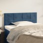 vidaXL Cabecero de terciopelo azul oscuro 90x5x78/88 cm vidaXL Cabecero de terciopelo azul oscuro 90x5x78/88 cm