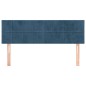 vidaXL Cabeceros 2 unidades terciopelo azul oscuro 72x5x78/88 cm vidaXL Cabeceros 2 unidades terciopelo azul oscuro 72x5x78/88 cm