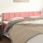 vidaXL Cabeceros 2 unidades de terciopelo rosa 90x5x78/88 cm vidaXL Cabeceros 2 unidades de terciopelo rosa 90x5x78/88 cm