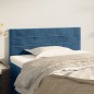 vidaXL Cabecero de terciopelo azul oscuro 80x5x78/88 cm vidaXL Cabecero de terciopelo azul oscuro 80x5x78/88 cm