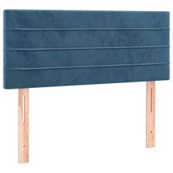 vidaXL Cabecero de terciopelo azul oscuro 80x5x78/88 cm