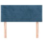 vidaXL Cabecero de terciopelo azul oscuro 80x5x78/88 cm vidaXL Cabecero de terciopelo azul oscuro 80x5x78/88 cm