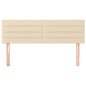 vidaXL Cabeceros 2 unidades tela color crema 72x5x78/88 cm vidaXL Cabeceros 2 unidades tela color crema 72x5x78/88 cm