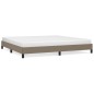 vidaXL Estructura de cama de tela gris taupe 200x200 cm vidaXL Estructura de cama de tela gris taupe 200x200 cm