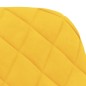 vidaXL Sillas de comedor 2 unidades terciopelo amarillo vidaXL Sillas de comedor 2 unidades terciopelo amarillo