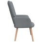 vidaXL Sillón de relax de tela gris claro vidaXL Sillón de relax de tela gris claro