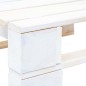 vidaXL Otomana de jardín de palets madera de pino impregnada blanca vidaXL Otomana de jardín de palets madera de pino impregnada blanca