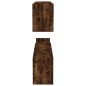 vidaXL Estantes de pared 2 uds contrachapado roble ahumado 100x15x20cm vidaXL Estantes de pared 2 uds contrachapado roble ahumado 100x15x20cm