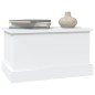 vidaXL Baúl de almacenaje madera contrachapada blanco 50x30x28 cm vidaXL Baúl de almacenaje madera contrachapada blanco 50x30x28 cm