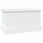 vidaXL Baúl de almacenaje madera contrachapada blanco 50x30x28 cm vidaXL Baúl de almacenaje madera contrachapada blanco 50x30x28 cm