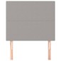 vidaXL Cabeceros 2 unidades de tela gris claro 90x5x78/88 cm vidaXL Cabeceros 2 unidades de tela gris claro 90x5x78/88 cm
