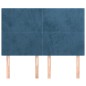 vidaXL Cabeceros 4 unidades terciopelo azul oscuro 72x5x78/88 cm vidaXL Cabeceros 4 unidades terciopelo azul oscuro 72x5x78/88 cm