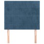 vidaXL Cabeceros 2 unidades de terciopelo azul oscuro 90x5x78/88 cm vidaXL Cabeceros 2 unidades de terciopelo azul oscuro 90x5x78/88 cm