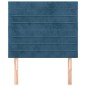 vidaXL Cabeceros 2 unidades de terciopelo azul oscuro 90x5x78/88 cm vidaXL Cabeceros 2 unidades de terciopelo azul oscuro 90x5x78/88 cm