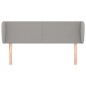 vidaXL Cabecero de tela gris claro 147x23x78/88 cm vidaXL Cabecero de tela gris claro 147x23x78/88 cm
