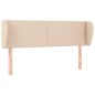 vidaXL Cabecero de cuero sintético color capuchino 147x23x78/88 cm vidaXL Cabecero de cuero sintético color capuchino 147x23x78/88 cm
