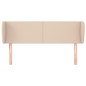 vidaXL Cabecero de cuero sintético color capuchino 147x23x78/88 cm vidaXL Cabecero de cuero sintético color capuchino 147x23x78/88 cm