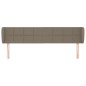 vidaXL Cabecero de tela gris taupe 163x23x78/88 cm vidaXL Cabecero de tela gris taupe 163x23x78/88 cm