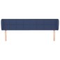 vidaXL Cabecero de tela azul 163x23x78/88 cm vidaXL Cabecero de tela azul 163x23x78/88 cm