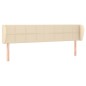 vidaXL Cabecero de tela color crema 183x23x78/88 cm vidaXL Cabecero de tela color crema 183x23x78/88 cm