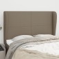 vidaXL Cabecero con orejas de tela gris taupe 147x23x118/128 cm vidaXL Cabecero con orejas de tela gris taupe 147x23x118/128 cm
