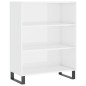 vidaXL Aparador alto madera contrachapada blanco brillo 69,5x34x180 cm vidaXL Aparador alto madera contrachapada blanco brillo 69,5x34x180 cm