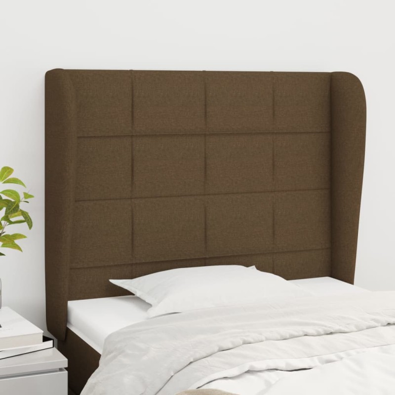 vidaXL Cabecero con orejas de tela gris claro 103x23x118/128 cm vidaXL Cabecero con orejas de tela gris claro 103x23x118/128 cm