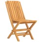 vidaXL Juego de comedor para jardín 5 piezas madera maciza de teca vidaXL Juego de comedor para jardín 5 piezas madera maciza de teca