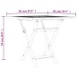 vidaXL Juego de comedor para jardín 5 piezas madera maciza de teca vidaXL Juego de comedor para jardín 5 piezas madera maciza de teca
