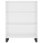 vidaXL Aparador alto madera contrachapada blanco brillo 69,5x34x180 cm vidaXL Aparador alto madera contrachapada blanco brillo 69,5x34x180 cm