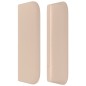 vidaXL Cabecero de cuero sintético color capuchino 147x16x78/88 cm vidaXL Cabecero de cuero sintético color capuchino 147x16x78/88 cm