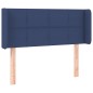 vidaXL Cabecero de tela azul 93x16x78/88 cm vidaXL Cabecero de tela azul 93x16x78/88 cm