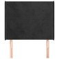 vidaXL Cabecero con orejas de terciopelo negro 93x16x118/128 cm vidaXL Cabecero con orejas de terciopelo negro 93x16x118/128 cm