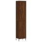 vidaXL Aparador alto madera contrachapada roble marrón 34,5x34x180 cm vidaXL Aparador alto madera contrachapada roble marrón 34,5x34x180 cm
