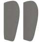 vidaXL Cabecero de tela gris oscuro 183x23x78/88 cm vidaXL Cabecero de tela gris oscuro 183x23x78/88 cm
