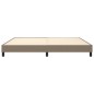 vidaXL Estructura de cama box spring tela gris taupe 200x200 cm vidaXL Estructura de cama box spring tela gris taupe 200x200 cm