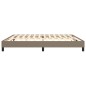 vidaXL Estructura de cama box spring tela gris taupe 200x200 cm vidaXL Estructura de cama box spring tela gris taupe 200x200 cm
